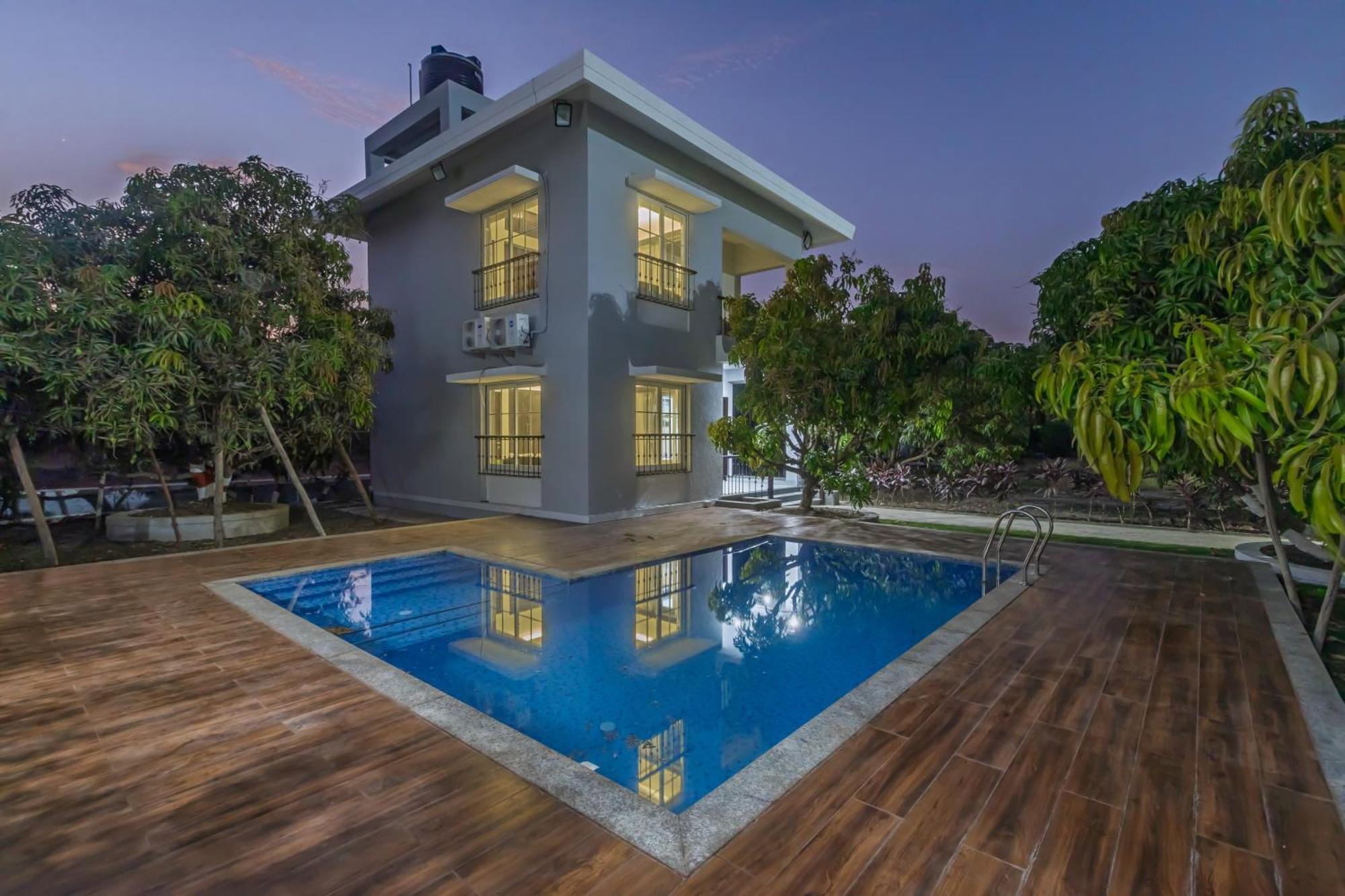 Saffronstays Serene Retreat, Alibaug Alībāg Exterior foto