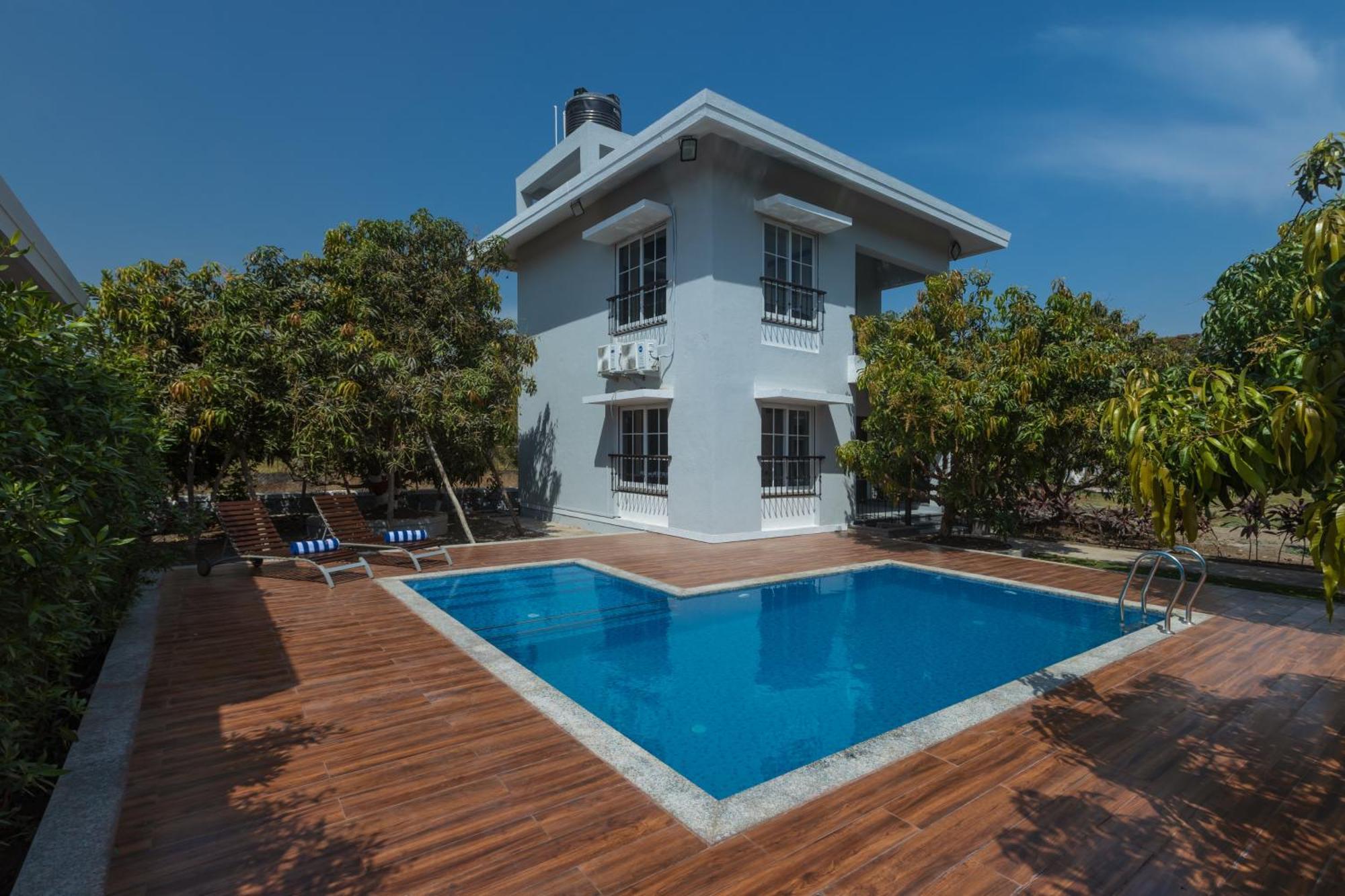 Saffronstays Serene Retreat, Alibaug Alībāg Exterior foto